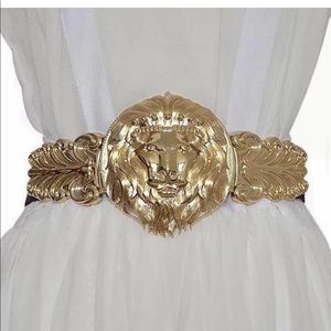 Lion head belt
